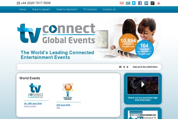 tvconnectseries2013 theme websites examples