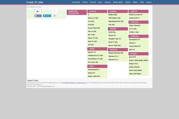 tvizledur.com site used Radyo