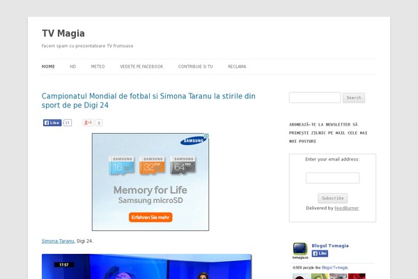 tvmagia.ro site used Magzify