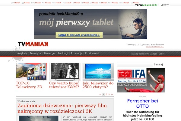 tvmaniak.pl site used Style-global