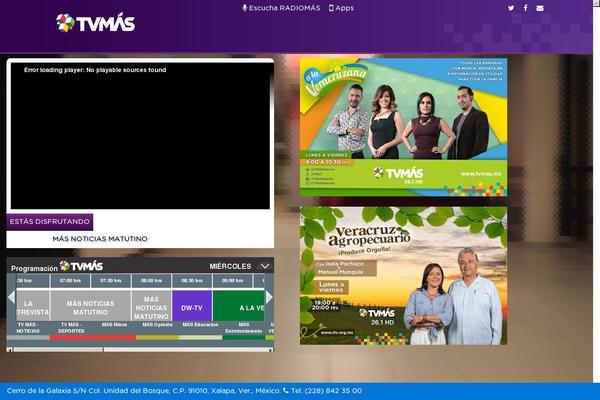 tvmas.mx site used Tvmasv2