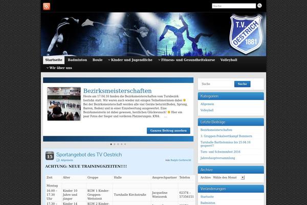 WordPress website example screenshot