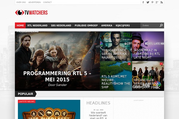 tvwatchers.nl site used Tvwatchers