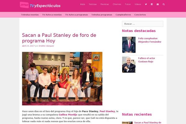 WordPress website example screenshot