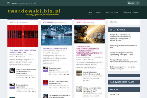twardowski.biz.pl site used Extra-child