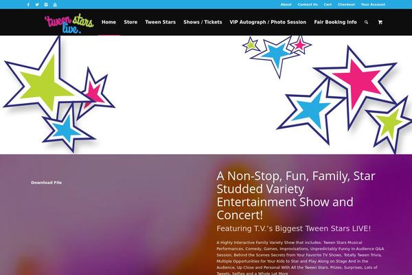 tweenstarslive theme websites examples