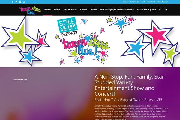 tweenstarslivetour.com site used Tweenstarslive