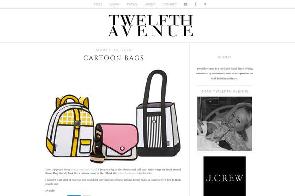 twelfth-avenue.com site used Mellifluous-for-wordpress
