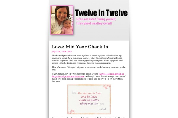 twelve-in-twelve.com site used Follow-me-darling