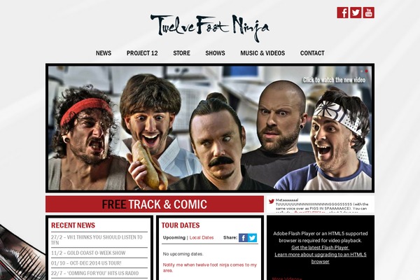 twelvefootninja.com site used Tfn