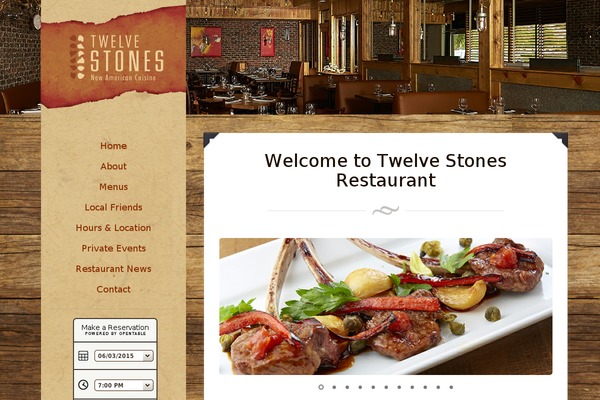 Eatery theme site design template sample
