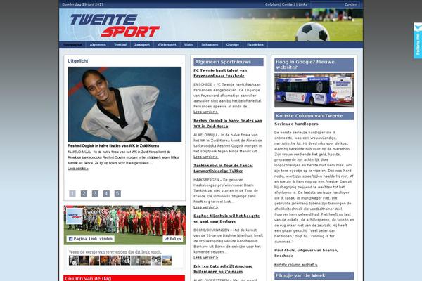 twentesport.com site used Wpsn-theme