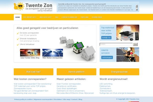 twentezon.nl site used Twente-zon