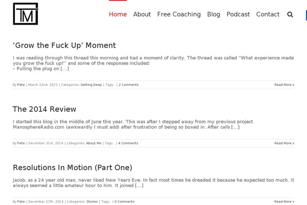 WordPress website example screenshot