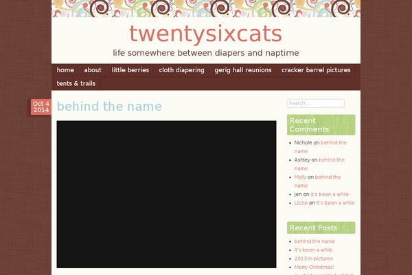 Scrappy theme site design template sample