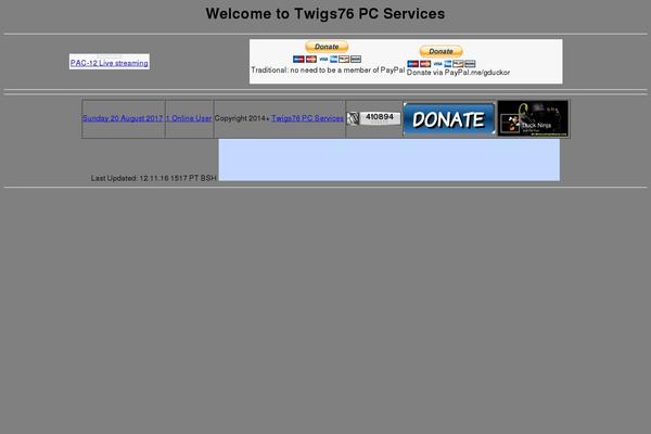 twigs76.com site used Pgu