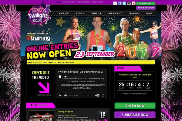 twilightbayrun.com.au site used Brisbanemarathon