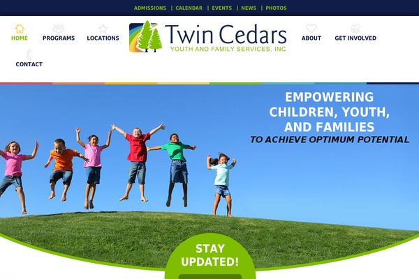 twincedars.org site used Twincedars