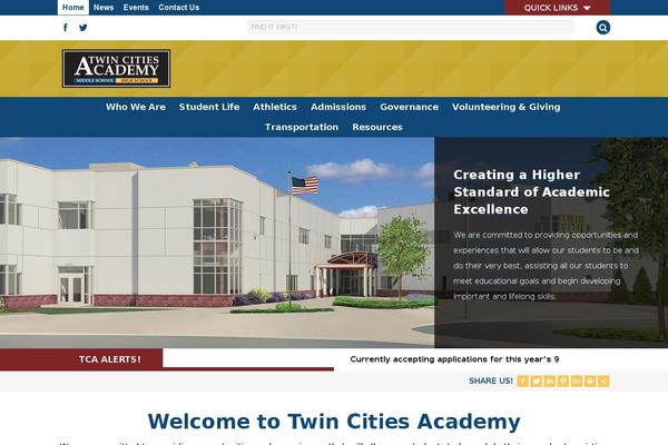 twincitiesacademy.org site used Decimis-twin-cities-academy