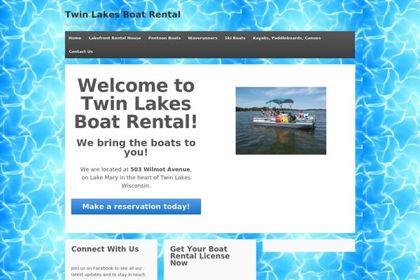 WordPress website example screenshot
