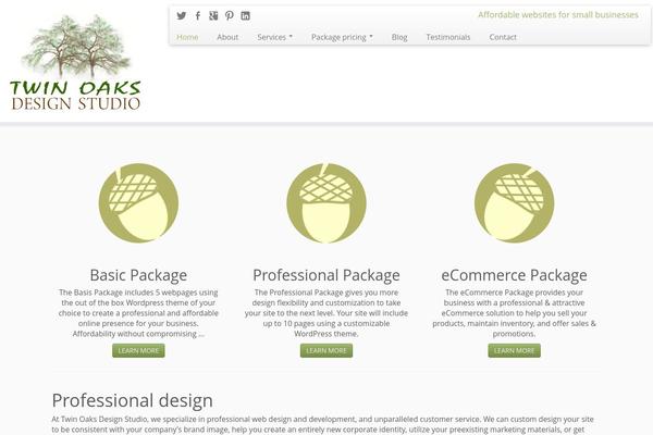 Customizr theme site design template sample