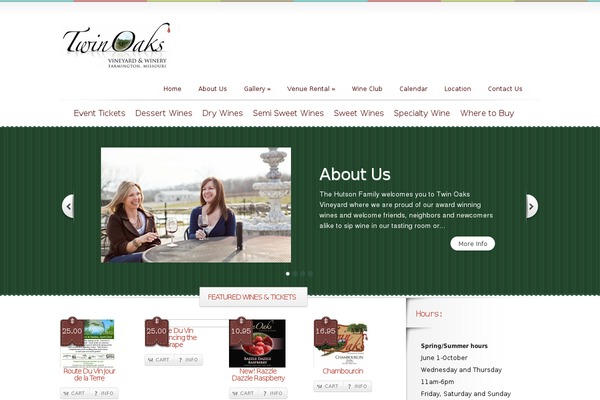 WordPress website example screenshot
