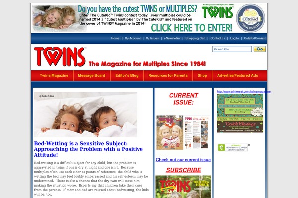 twinsmagazine.com site used Nomady