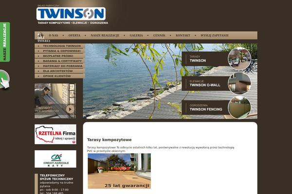 twinson.pl site used Twinson