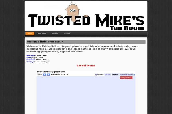 Site using Google Calendar Widget plugin