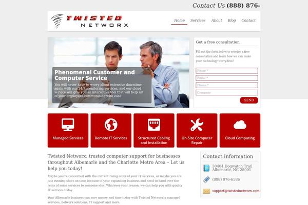 twistednetworx.com site used Designh