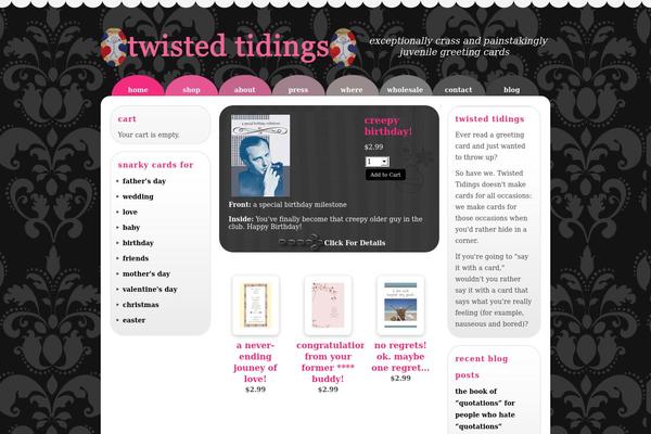 WordPress website example screenshot