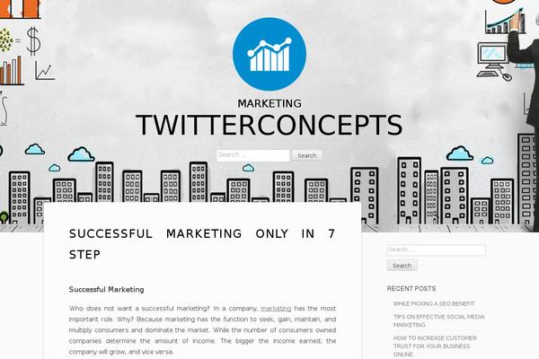 twitterconcepts.com site used Billie