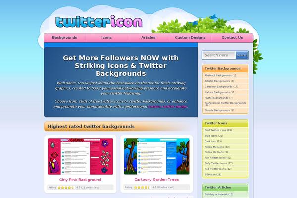 twittericon.com site used Twittericon-rob