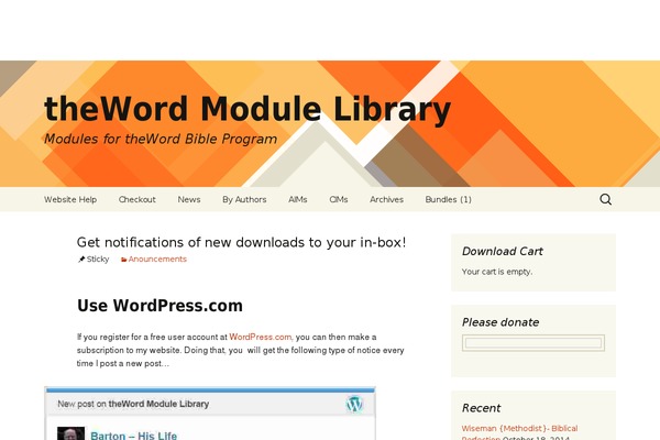 WordPress website example screenshot