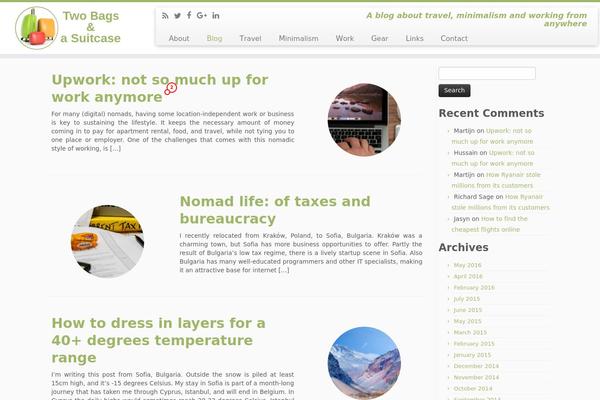 Customizr theme site design template sample