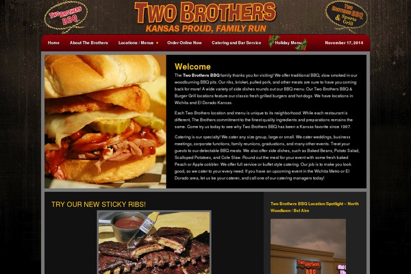 twobrothersbbq.com site used Rosa2