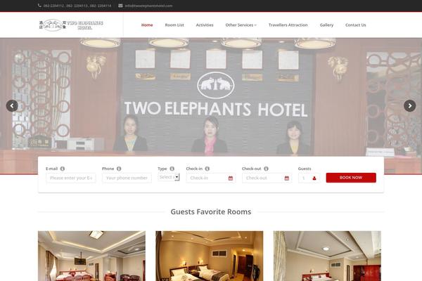 Starhotel theme site design template sample