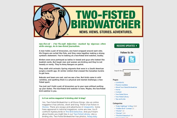 twofistedbirdwatcher.com site used Default