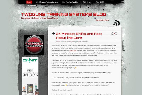 WordPress website example screenshot