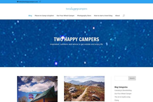 twohappycampers.com site used Typology