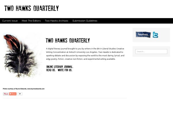 twohawksquarterly.com site used Magazine-premium-1.1.7