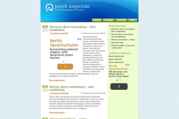 twojangielski.net site used Glossyblue1-3-pl