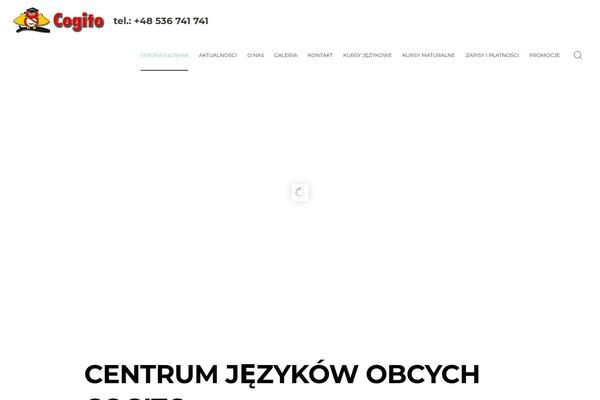 twojecogito.pl site used Language-center