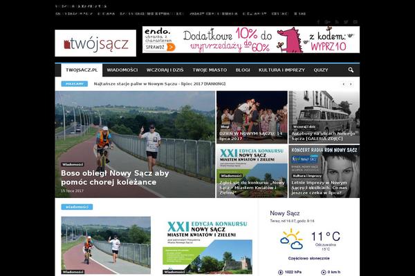 NewsMag theme site design template sample