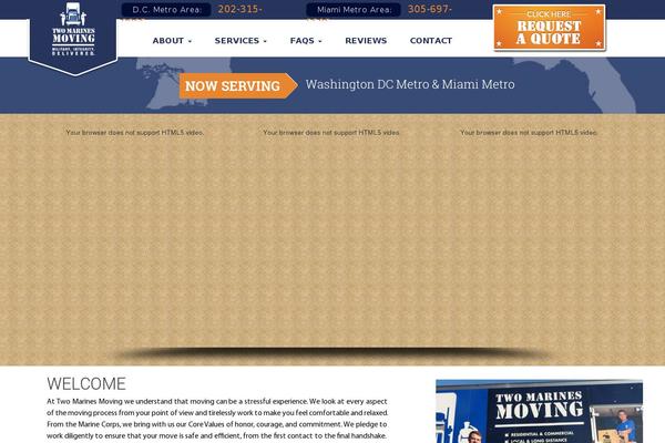 WordPress website example screenshot
