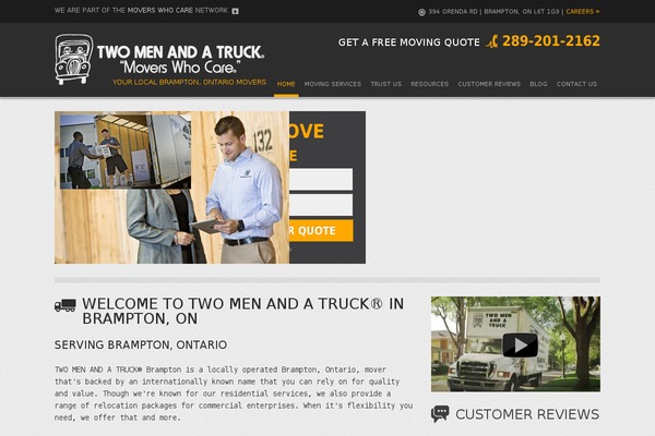twomenbramptonmovers.ca site used Two-men-local