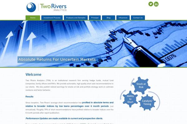 tworiversanalytics.com site used Rivers