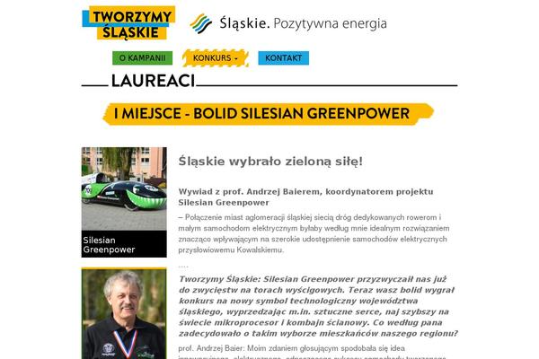 tworzymyslaskie.pl site used Slaskie