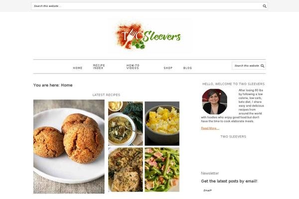 twosleevers.com site used Foodiepro-v408
