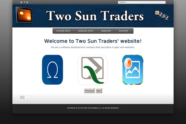 twosuntraders.com site used Anaximander-static